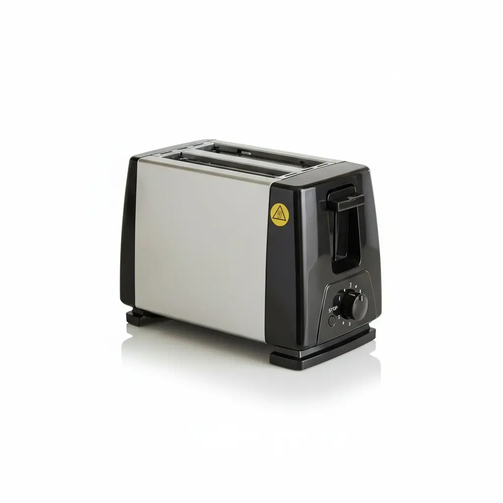 BH-002B Toaster Manufacturer | 2-Slice Stainless Steel | CE RoHS FCM Certified | Juventini Wholesale